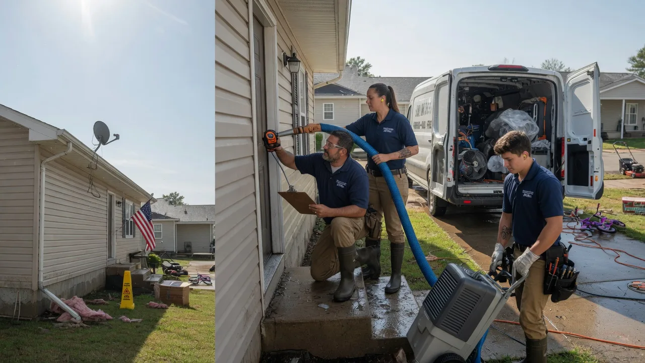 Ceiling Water Damage Restoration in Spottsville, KY near me